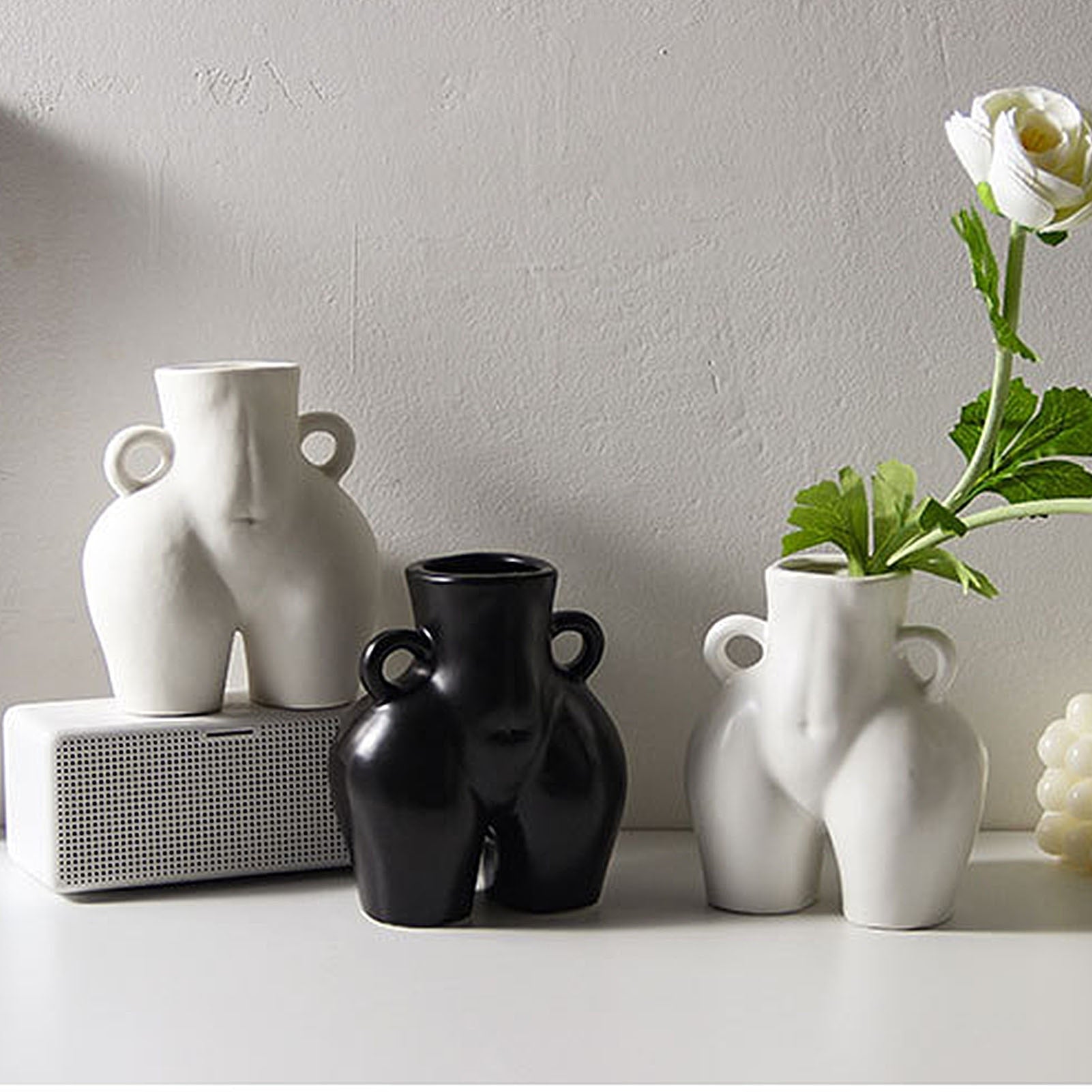 Nordic Ceramics Vase Big Butt Flower Vase